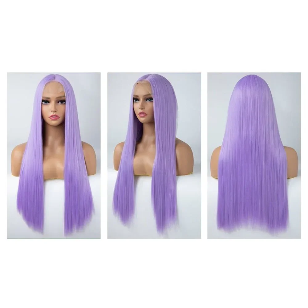 Violet Purple Lace Wig